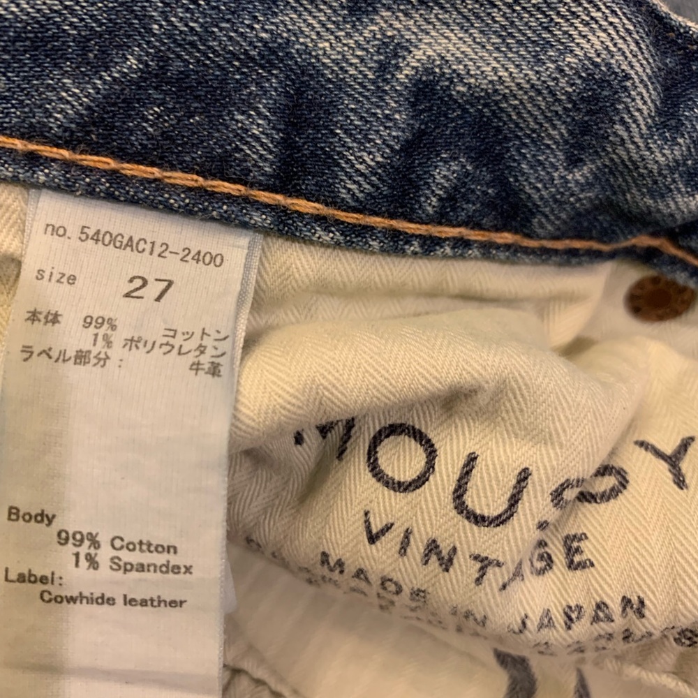Moussy Vintage Blue Jeans Made in Japan - Picture 8 of 16